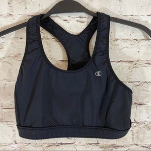 Champion black white reversible sports bra small